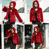Winter Thick Warm Jacket Fake Fur Jacket Beauty hair & fashionfj