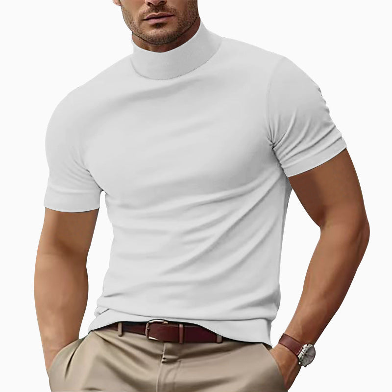 Summer New Men's Casual T-shirt Beauty hair & fashionfj