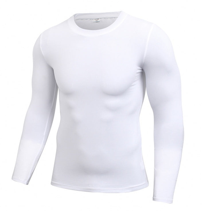 Men's Blank Long Sleeve Compression Top Beauty hair & fashionfj
