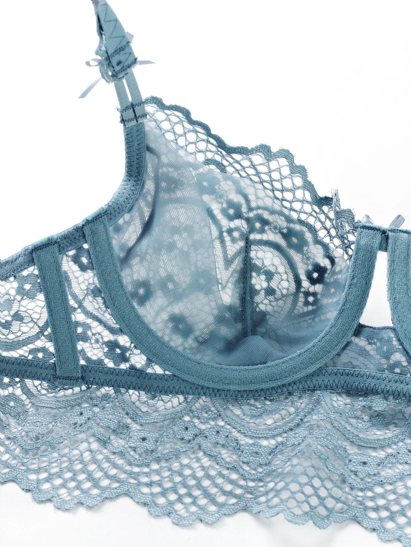 Blue Ladies Bra And Panties Set Beauty hair & fashionfj