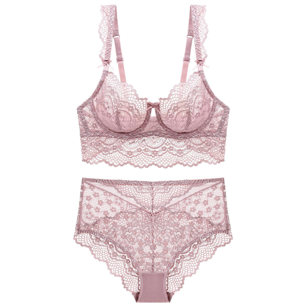 Blue Ladies Bra And Panties Set Beauty hair & fashionfj