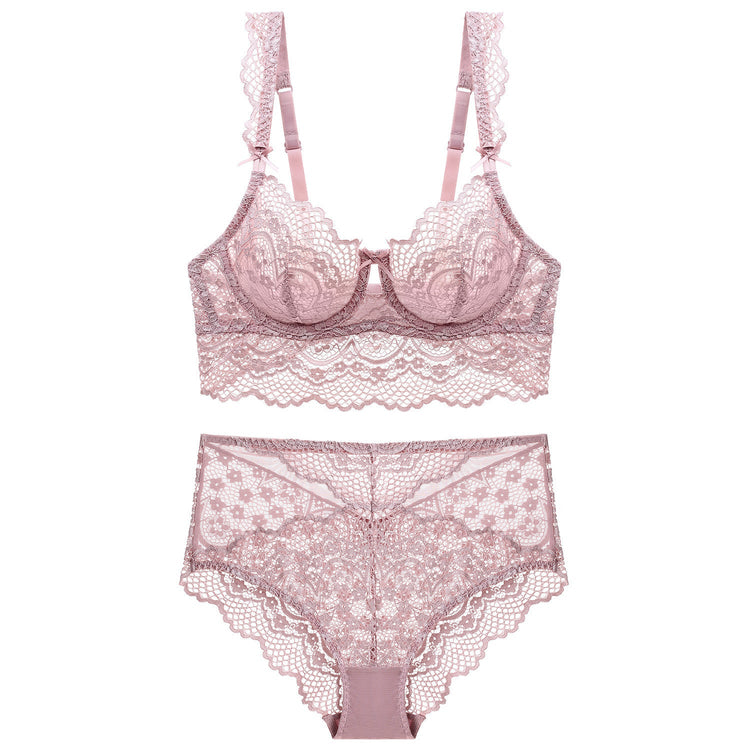 Blue Ladies Bra And Panties Set Beauty hair & fashionfj