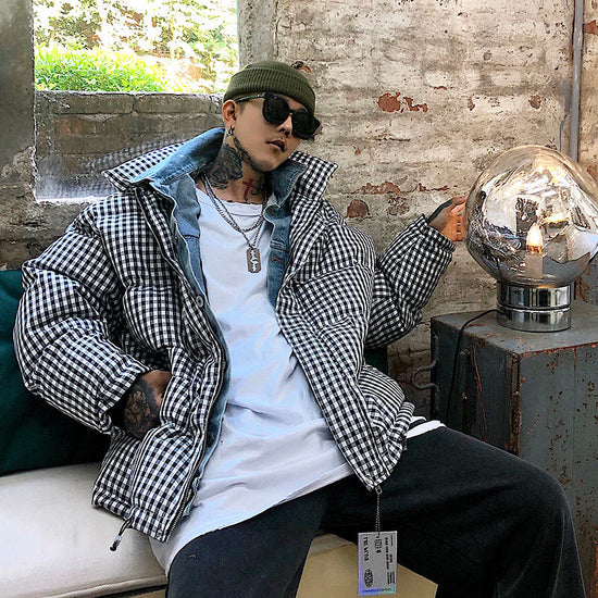 Korean winter padded jacket boys trendy padded jacket Beauty hair & fashionfj