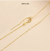 18K Gold Necklace Women&