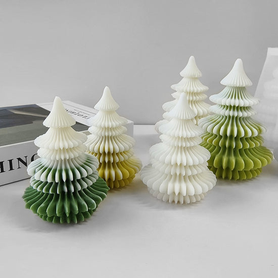 Origami Christmas Tree Silicone Mold Christmas