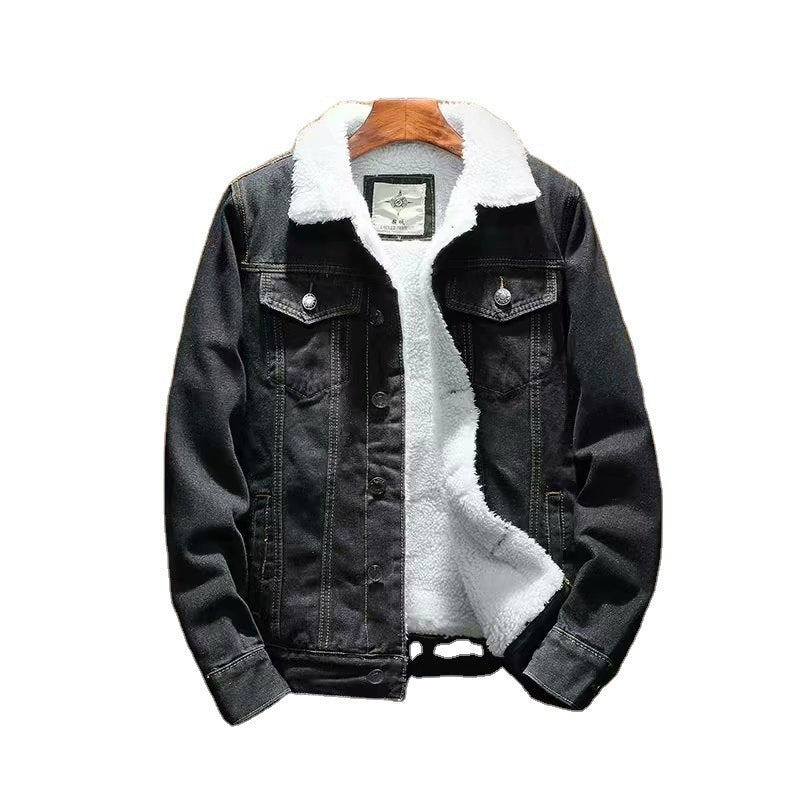 Men's winter denim cotton jacket Beauty hair & fashionfj