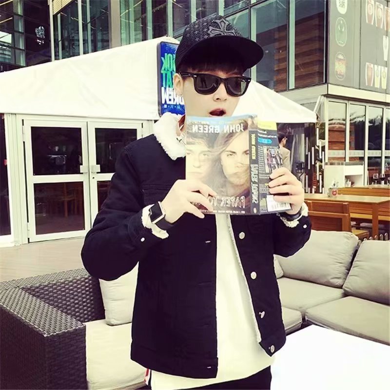 Men's winter denim cotton jacket Beauty hair & fashionfj