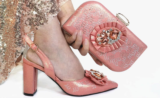 French Toe Shoes Matching Bag Beauty hair & fashionfj