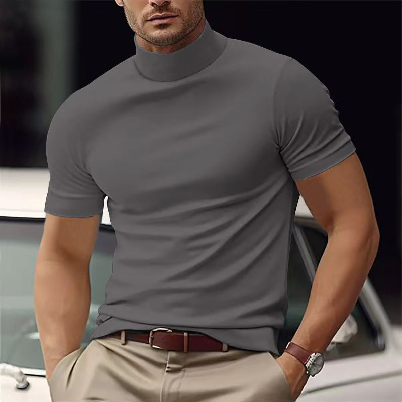Summer New Men's Casual T-shirt Beauty hair & fashionfj