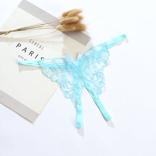 Ladies Fashion Personality Butterfly Embroidered Panties Beauty hair & fashionfj