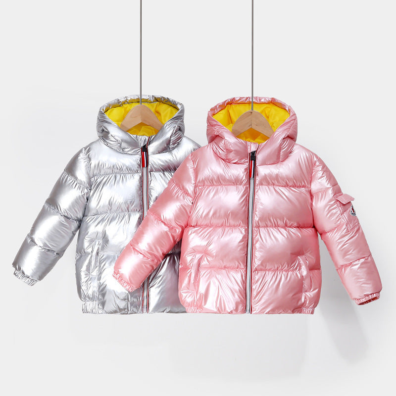 Children's shiny down jacket winter down jacket Beauty hair & fashionfj