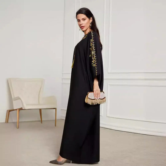 Fashionable Elegant Blouse Embroidered Dress Beauty hair & fashionfj