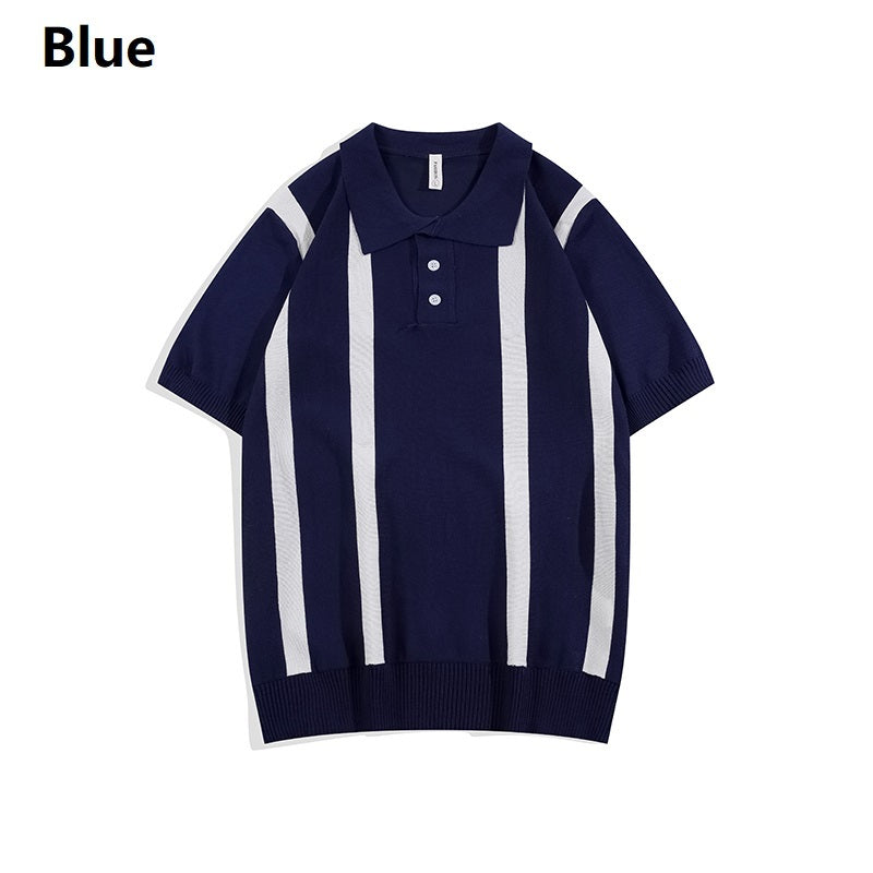 High Street Striped Half Sleeve Polo Shirt For Boys Beauty hair & fashionfj