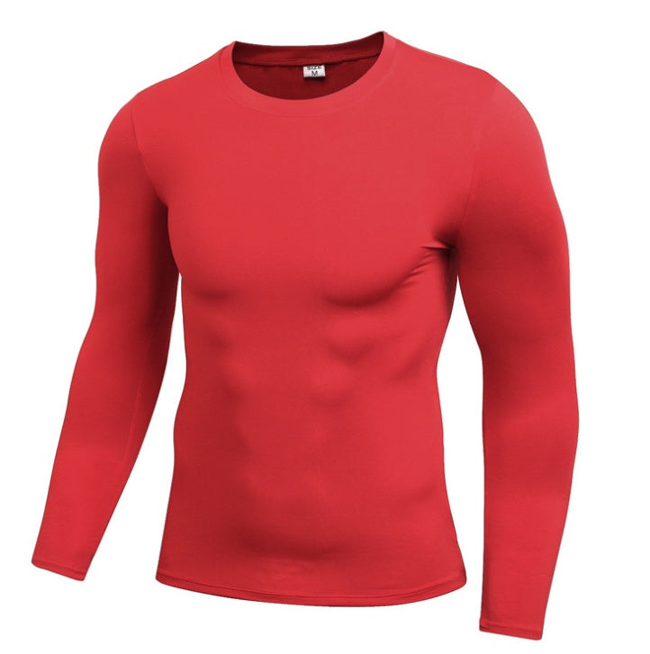 Men's Blank Long Sleeve Compression Top Beauty hair & fashionfj