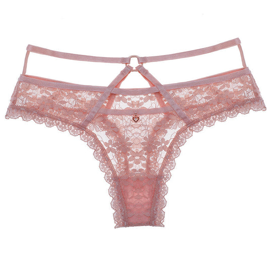 High waist panties ladies cross cutout thong Beauty hair & fashionfj