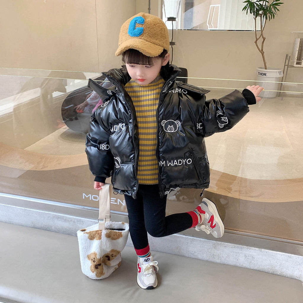 Children's Winter Disposable Padded Jacket Beauty hair & fashionfj