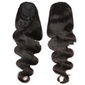 Natural Black Drawstring Ponytail Human Wigs Beauty hair & fashionfj