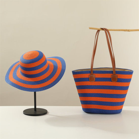 Beach Sun Hat Large Capacity Shoulder Bag Hat Suit