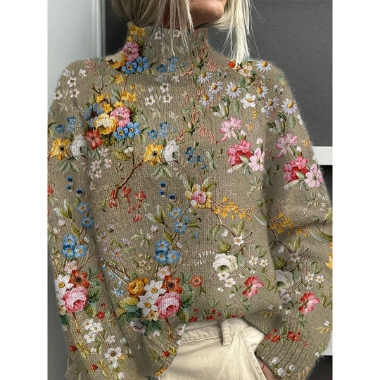New Christmas Abstract Printing Casual Top