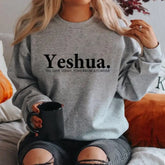 Vintage Yeshua Christian Sweatshirt Christian Apparel Faith Beauty hair & fashionfj