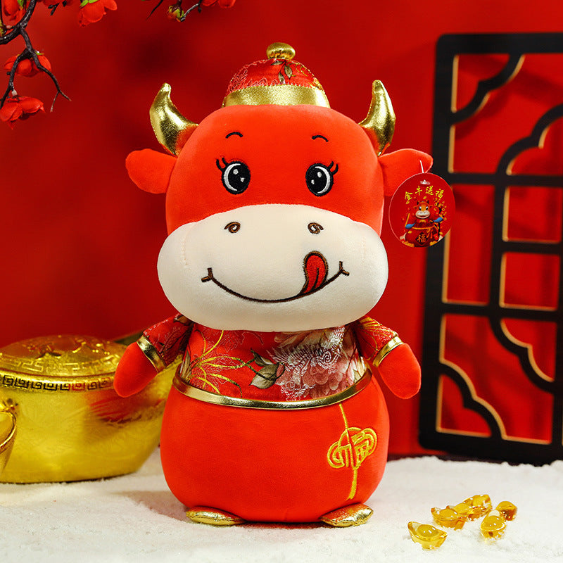 Plush Toys Turn Things Around The Zodiac Cow Doll