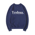 Vintage Yeshua Christian Sweatshirt Christian Apparel Faith Beauty hair & fashionfj