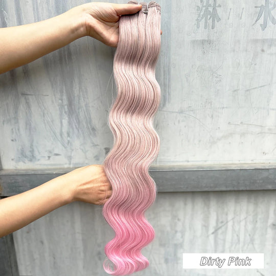 30Inches Red Burgundy High Temperature Soft Sliver White 613 Natural Fiber Hair Extensions GREY Bio Body Wave Hair Weave Bundles