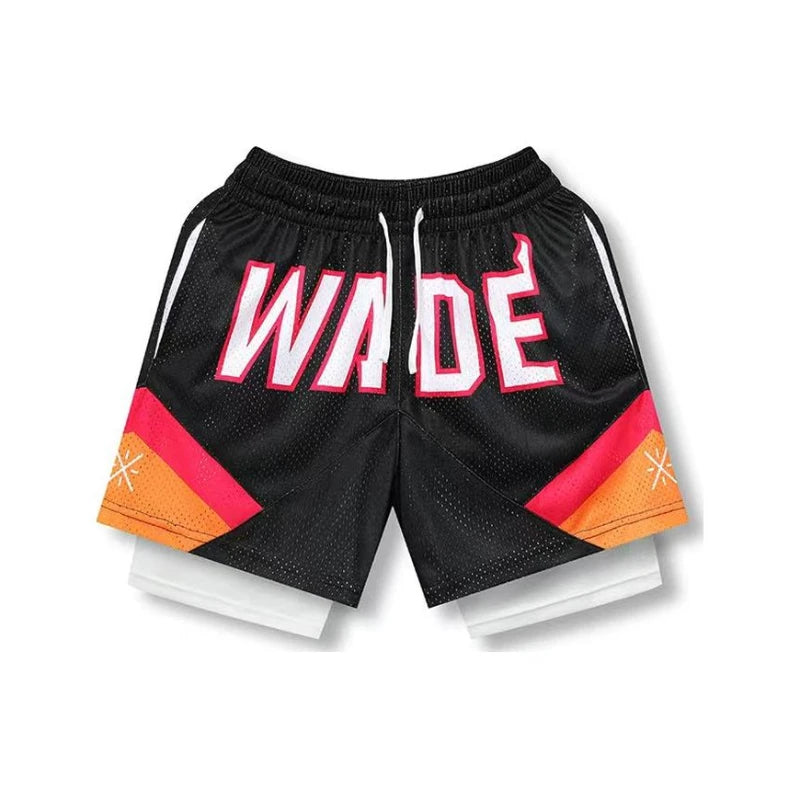 Letter Print Basketball Shorts for Men 2023 New in Summer Baggy Leisure Sportswear Gym Fitness Running Jogging Workout Clothes Beauty hair & fashionfj