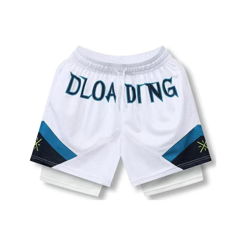 Letter Print Basketball Shorts for Men 2023 New in Summer Baggy Leisure Sportswear Gym Fitness Running Jogging Workout Clothes Beauty hair & fashionfj