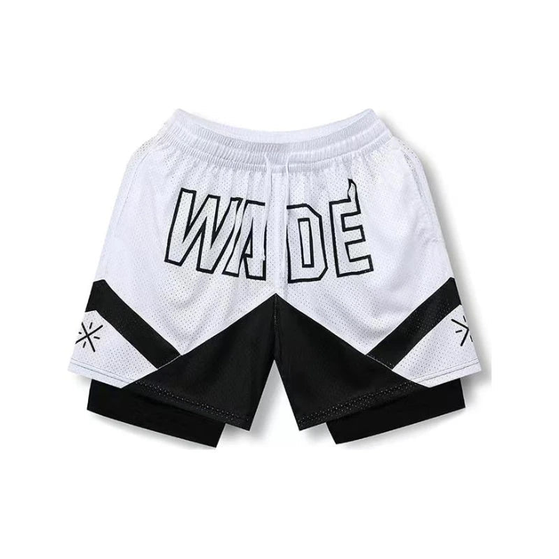 Letter Print Basketball Shorts for Men 2023 New in Summer Baggy Leisure Sportswear Gym Fitness Running Jogging Workout Clothes Beauty hair & fashionfj