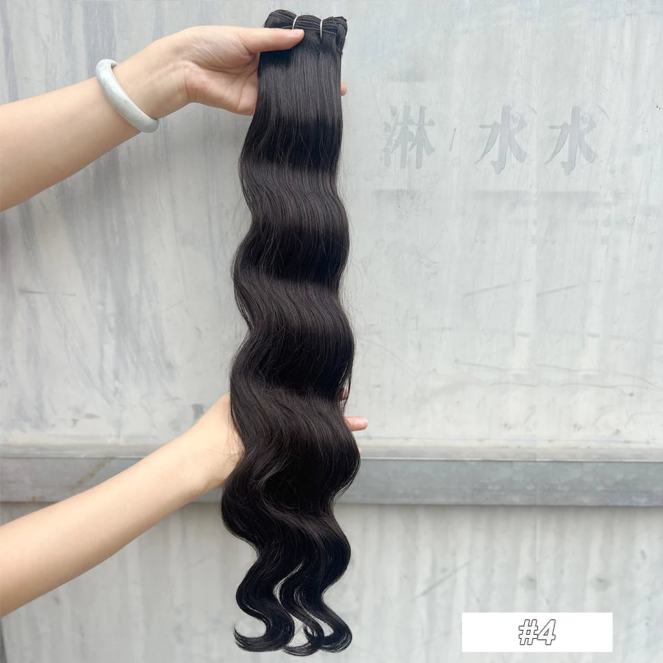 30Inches Red Burgundy High Temperature Soft Sliver White 613 Natural Fiber Hair Extensions GREY Bio Body Wave Hair Weave Bundles