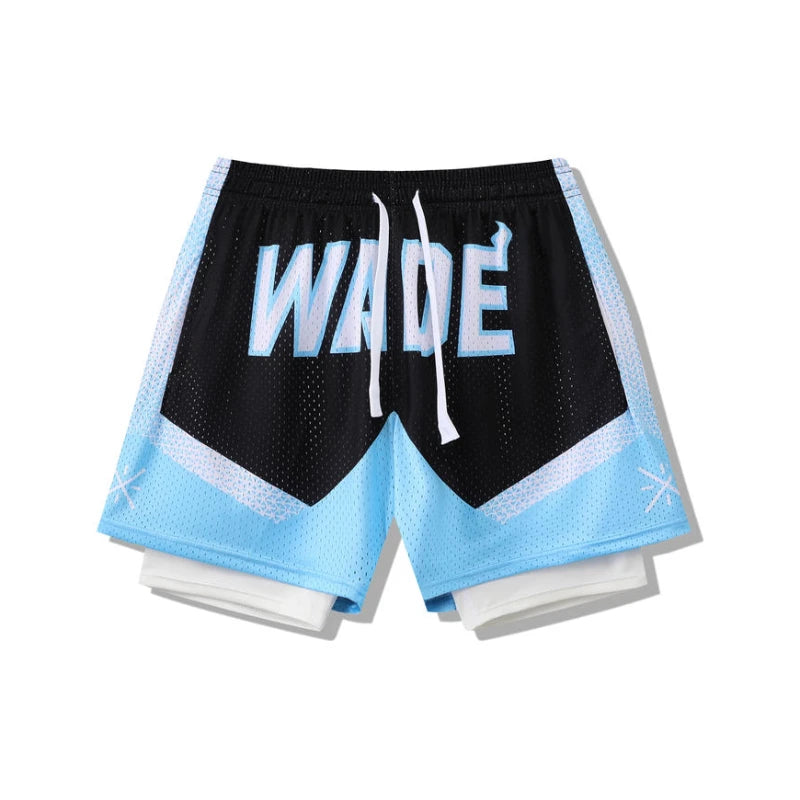 Letter Print Basketball Shorts for Men 2023 New in Summer Baggy Leisure Sportswear Gym Fitness Running Jogging Workout Clothes Beauty hair & fashionfj