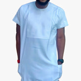 New Arrivals African Fashion Solid White Men&