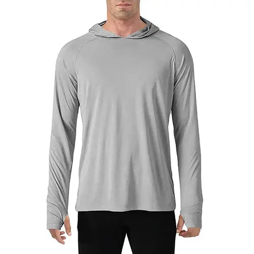TACVASEN Sun Protection T-Shirts Mens Long Sleeve Hoodie Casual UV-Proof T-Shirts Breathable Lightweight Quick Dry T shirts Male Beauty hair & fashionfj
