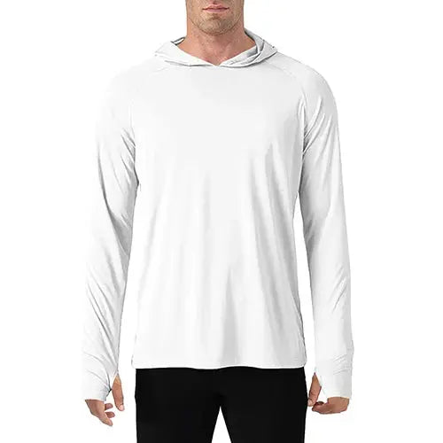 TACVASEN Sun Protection T-Shirts Mens Long Sleeve Hoodie Casual UV-Proof T-Shirts Breathable Lightweight Quick Dry T shirts Male Beauty hair & fashionfj