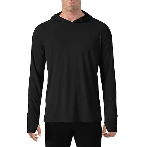 TACVASEN Sun Protection T-Shirts Mens Long Sleeve Hoodie Casual UV-Proof T-Shirts Breathable Lightweight Quick Dry T shirts Male Beauty hair & fashionfj