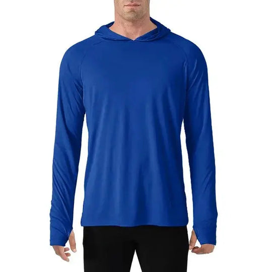 TACVASEN Sun Protection T-Shirts Mens Long Sleeve Hoodie Casual UV-Proof T-Shirts Breathable Lightweight Quick Dry T shirts Male Beauty hair & fashionfj