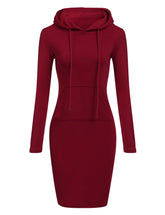 Ladies Dress Autumn Women Hooded Dresses Hoodies Women Sweatshirts Women Hoodies Dress Tops Ladies Clothing Beauty hair & fashionfj
