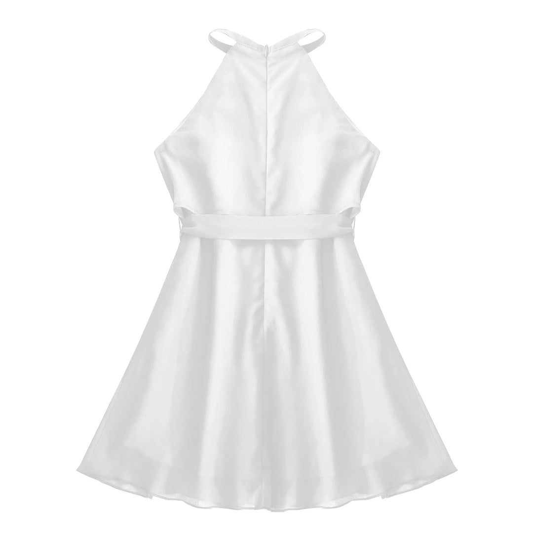 Summer Kids Dresses for Girls  Children's Chiffon Flower Girls Dress Pageant Wedding Party First Communion Dress filles robes Beauty hair & fashionfj