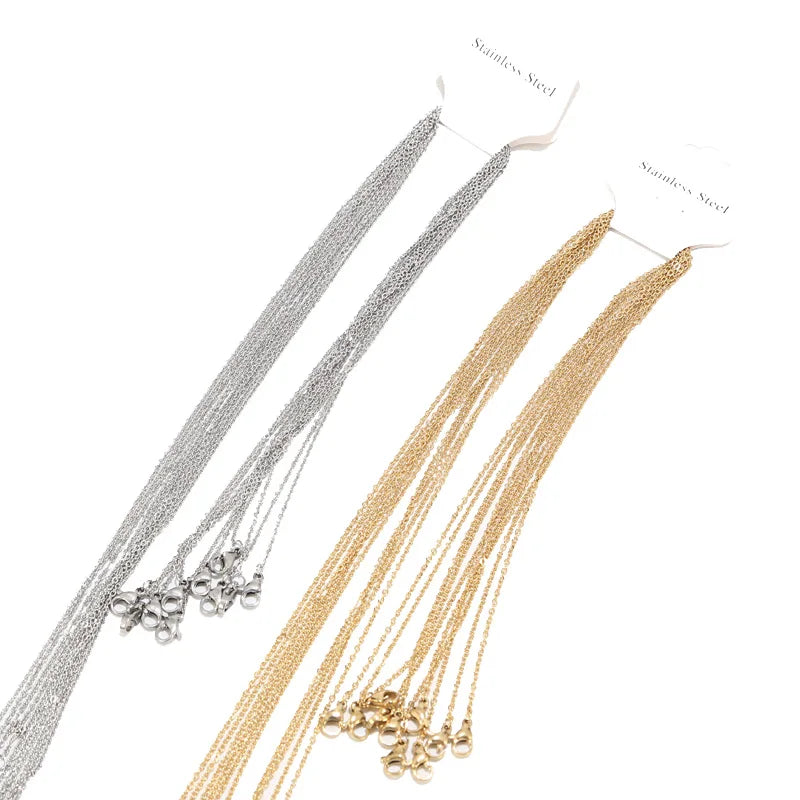Gold Women Necklaces Wholesale Elegant Jewelry for Ladies Fashionable Gold Plated Choker Necklace Bulk Packaged Beauty hair & fashionfj