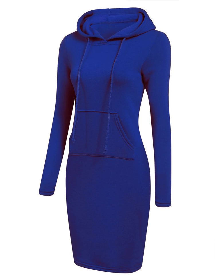 Ladies Dress Autumn Women Hooded Dresses Hoodies Women Sweatshirts Women Hoodies Dress Tops Ladies Clothing Beauty hair & fashionfj