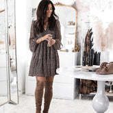 Elegant Lantern Sleeve Dress – Statement Style for Every Occasion Beauty hair & fashionfj