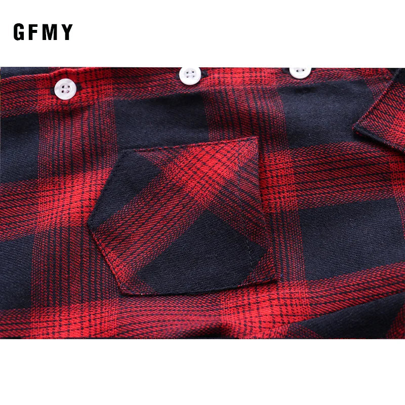 GFMY Boys shirts for Girls British Plaid child Shirts kids school Blouse red tops clothes Kids Children plaid 2-12 years Beauty hair & fashionfj