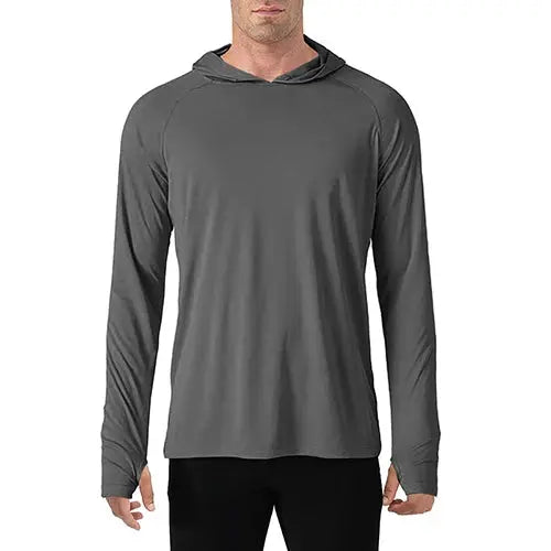 TACVASEN Sun Protection T-Shirts Mens Long Sleeve Hoodie Casual UV-Proof T-Shirts Breathable Lightweight Quick Dry T shirts Male Beauty hair & fashionfj