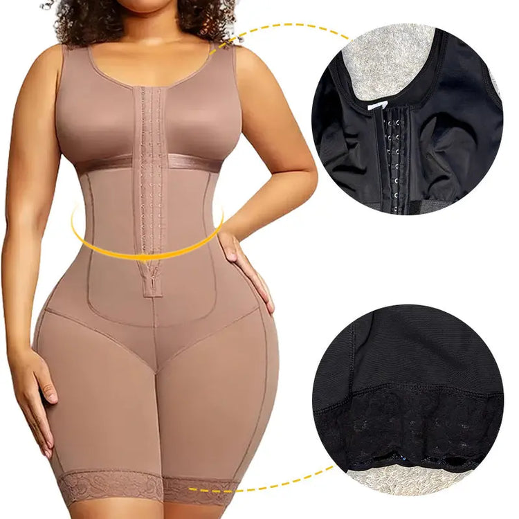 Plus Size One-piece Thin Breasted Belly Contracting Hip Lift Body Shaping Corset Beauty hair & fashionfj