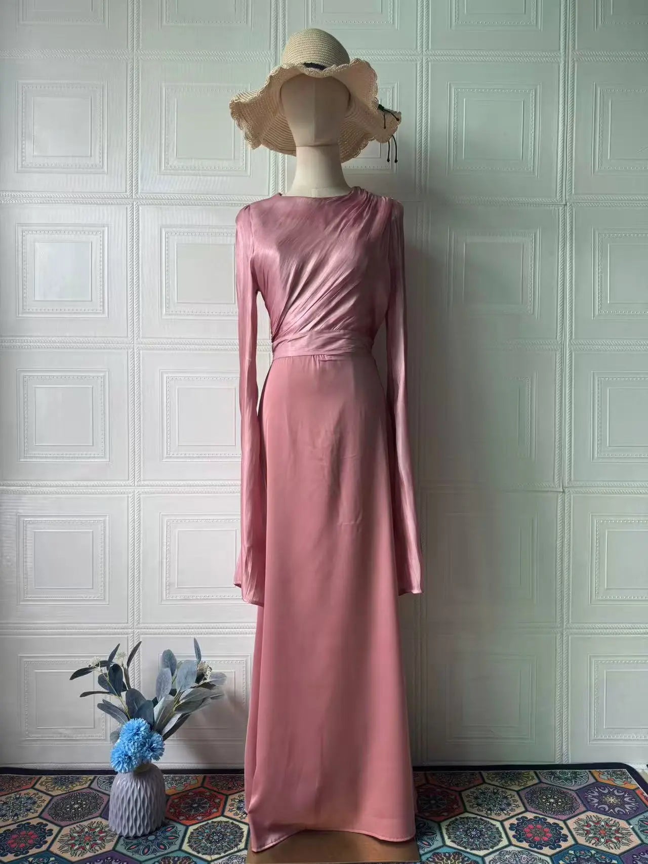 Polyester Long Sleeve Dress Dress Women Beauty hair & fashionfj