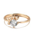 Fashionable Rose Gold Petal Ring For Women Beauty hair & fashionfj