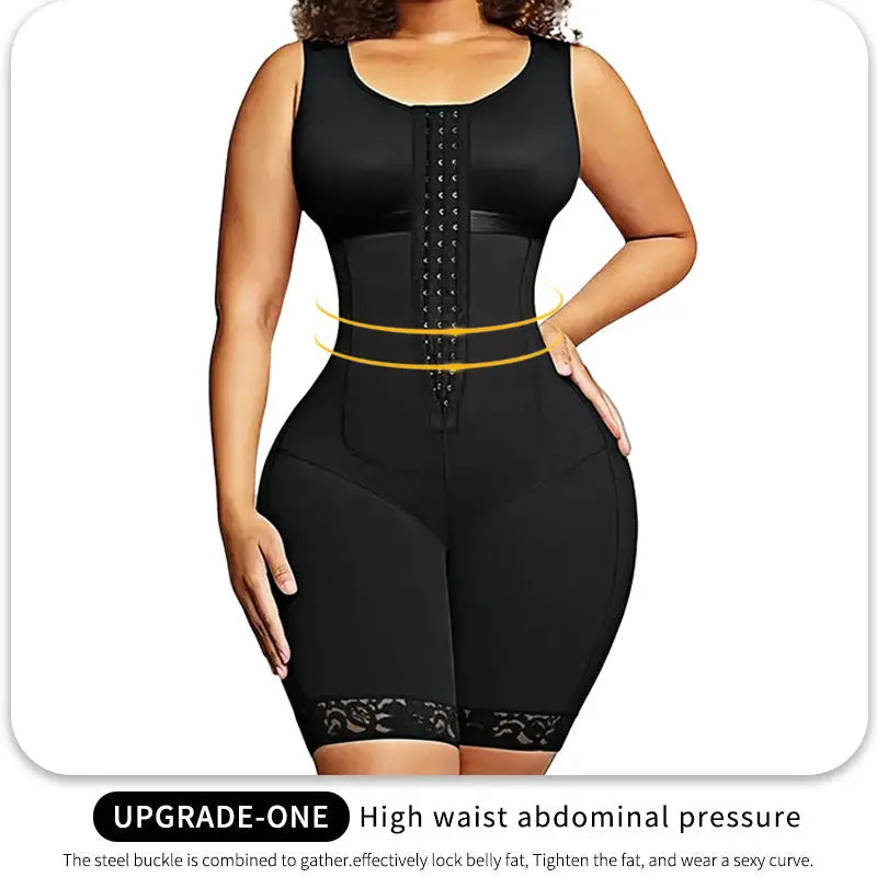 Plus Size One-piece Thin Breasted Belly Contracting Hip Lift Body Shaping Corset Beauty hair & fashionfj