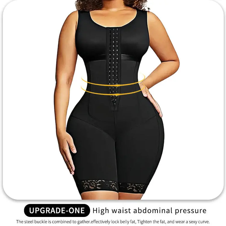 Plus Size One-piece Thin Breasted Belly Contracting Hip Lift Body Shaping Corset Beauty hair & fashionfj