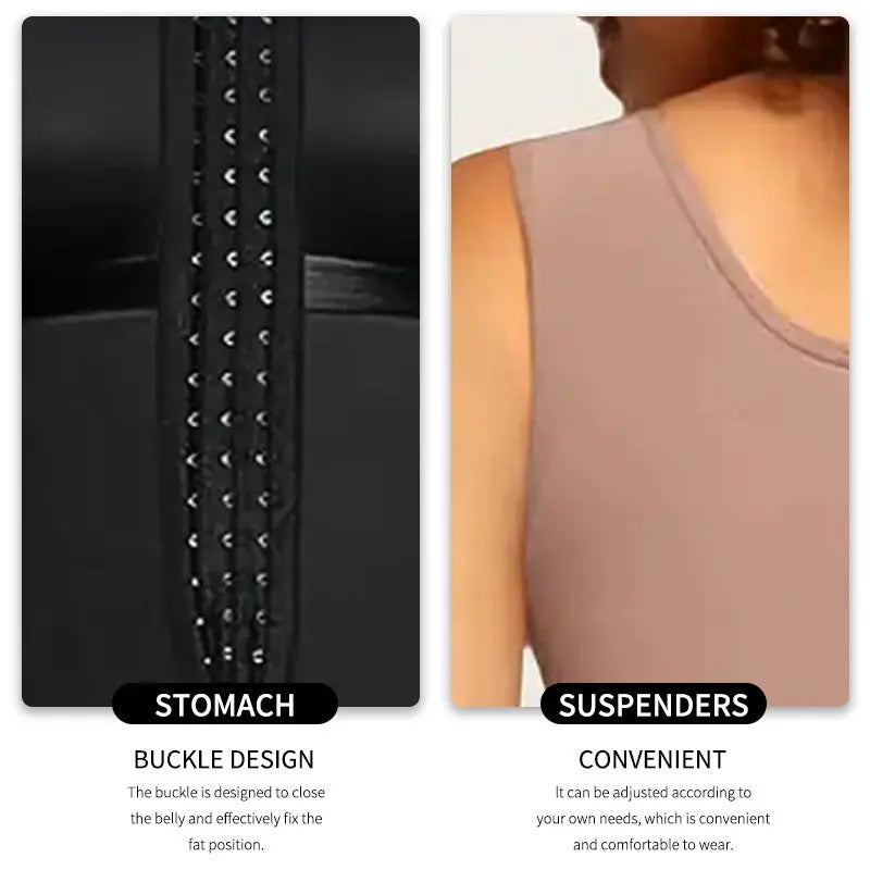 Plus Size One-piece Thin Breasted Belly Contracting Hip Lift Body Shaping Corset Beauty hair & fashionfj